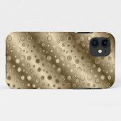 Gold Circle Champagne Bling Case-Mate iPhone Hülle (Rückseite (Horizontal))