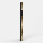 Gold Circle Champagne Bling Case-Mate iPhone Hülle (Hinten/Rechts)