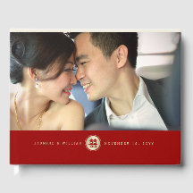 Gold Circle Double Happiness Chinesisches Hochzeit