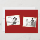 Gold Circle Double Happiness Chinesisches Hochzeit Save The Date (Rückseite)