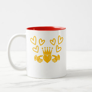 Gold Claddagh Ring Kaffeetasse