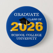 Gold Class Abschluss 2026 Button (Vorderseite)