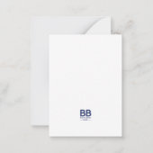 Gold Class of 2025 Abschluss Announcement Card Mitteilungskarte (Rückseite)