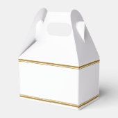 Gold Class of 2026 Custom Graduation Party Geschenkschachtel (Rückseite)