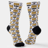 Gold Class of 2026 Graduation Socken (Gewinkelt)