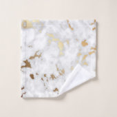 Gold Classy Marble stone Royal Badhandtuch Set (Waschlappen)