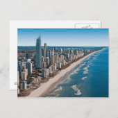 Gold Coast Australia Luftaufnahme Postkarte (Vorne/Hinten)