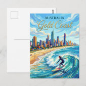 Gold Coast Australia Postkarte (Vorne/Hinten)