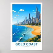 Gold Coast Australia Reisedrucke Poster (Vorne)