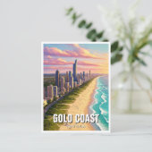 Gold Coast Australia Reisen Postkarte (Stehend Vorderseite)