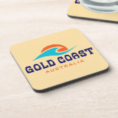 Gold Coast Australien Getränkeuntersetzer (Linke Seite)