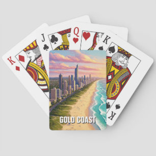 Gold Coast Australien Reise Spielkarten