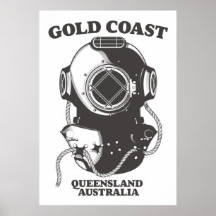Gold Coast Queensland Australien Tauchen Poster