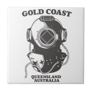 Gold Coast Queensland Australien Tauchposter Fliese
