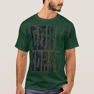 Gold Coast Stadtplan von Queensland Freund T-Shirt