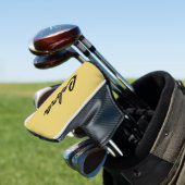 Gold Cobra Golf Headcover (In Situ)