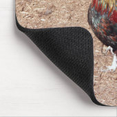 Gold Cockerel Rooster mousepad (Ecke)