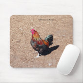 Gold Cockerel Rooster mousepad (Mit Mouse)