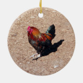Gold Cockerel Rooster ornament (Hinten)