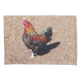 Gold Cockerel Rooster pillow case Kissenbezug