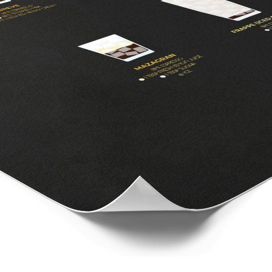 Gold Coffee Collection Poster (Ecke)