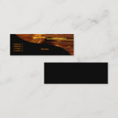 Gold Coins Business Card Mini Visitenkarte (Vorne/Hinten)