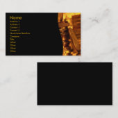 Gold Coins Business Card Visitenkarte (Vorne/Hinten)