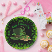 Gold Coins & Kleeblatts St. Patrick's Day Pappteller (Party)