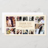 GOLD COLLAGE | DANKE, DASS DU KARTE (Vorne/Hinten)