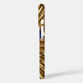 Gold & Color Burst - iPhone 16 Hüllen (Rückseite / Links)