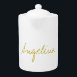 Gold Color Elegant Stilvolle Trendy Einzigartiges<br><div class="desc">Suchen Sie eine schöne Kalligrafie mit einer ästhetischen Handschrift? Dieses einfache,  auffällige Design ist für Sie. Dieses Produkt beeindruckt sofort diejenigen,  die es sehen. Das feine und geschmackvolle Design spiegelt sofort die Qualität Ihrer Beziehung und Familie wider.</div>
