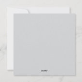 Gold Color Handwriting Professional Custom Feiertagskarte (Rückseite)