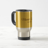 Gold Color Minimalistisch Moderne Skriptkalligrafi