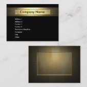 Gold Company Visitenkarte (Vorne/Hinten)