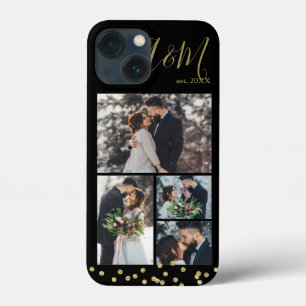 Gold Confetti 4-Foto Collage Case-Mate iPhone Hülle