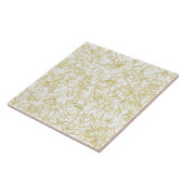 Gold Confetti Abstrakt Fliese (Seite)