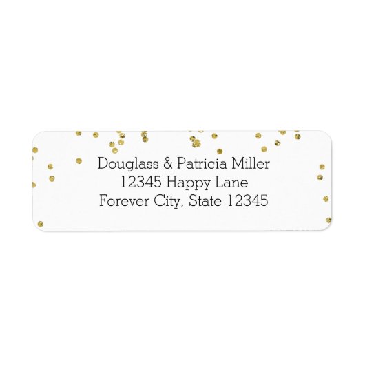 Gold Confetti Dots (Vorne)