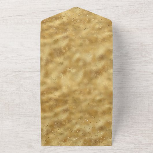 Gold Confetti Dots alle in einer Einladung (Außenbereich)