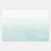 Gold Confetti Dots Aqua Mint Geschenkpapier Set (Vorderseite 2)