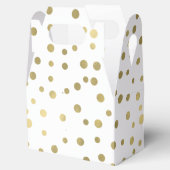 Gold Confetti Dots Geschenkschachtel (Geöffnet)