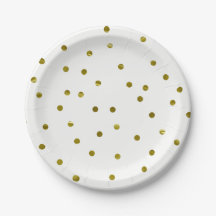 Gold Confetti Dots Imitate Foil Modern Chic Einfac