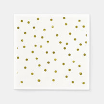 Gold Confetti Dots Imitate Foil Modern Chic Einfac