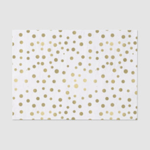 Gold Confetti Dots Seidenpapier