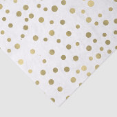 Gold Confetti Dots Seidenpapier (Ausschnitt)