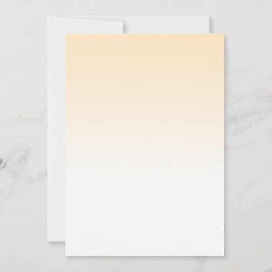 Gold Confetti Einladung zum 10. Hochzeitstag (Rückseite)