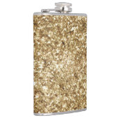 Gold Confetti Glitzer Flachmann (Rechts)