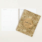 Gold Confetti Glitzer Herz Planer (Anzeige)