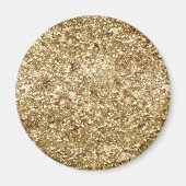 Gold Confetti Glitzer Magnet (Vorne)