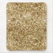 Gold Confetti Glitzer Mousepad (Vorne)