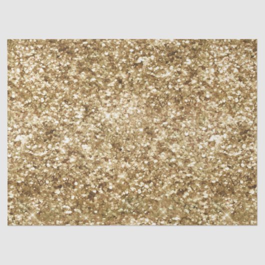 Gold Confetti Glitzer Seidenpapier (Vorderseite)